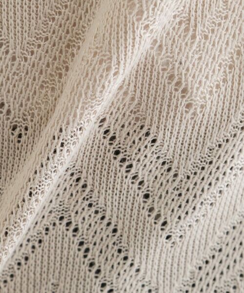 tk.TAKEO KIKUCHI / ティーケー タケオキクチ シャツ・ブラウス | ダブルレース5分袖シャツ | 詳細5