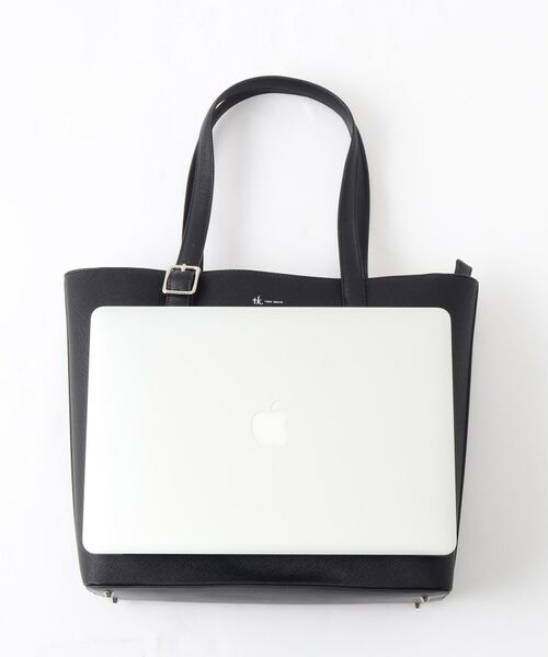 tk.TAKEO KIKUCHI / ティーケー タケオキクチ トートバッグ | サフィアーノトートバッグ（パスケース付き） | 詳細6