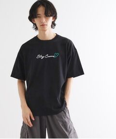 tk.TAKEO KIKUCHI / ティーケー タケオキクチ Tシャツ | ハート＆フラワーTシャツ