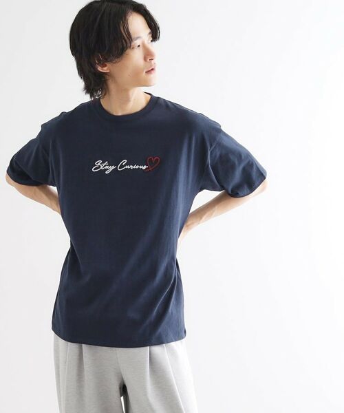 tk.TAKEO KIKUCHI / ティーケー タケオキクチ Tシャツ | ハート＆フラワーTシャツ | 詳細11