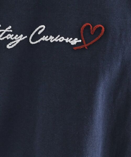 tk.TAKEO KIKUCHI / ティーケー タケオキクチ Tシャツ | ハート＆フラワーTシャツ | 詳細12