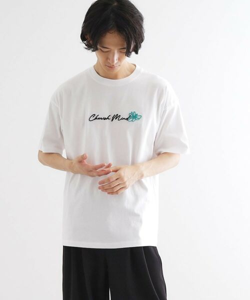 tk.TAKEO KIKUCHI / ティーケー タケオキクチ Tシャツ | ハート＆フラワーTシャツ | 詳細13