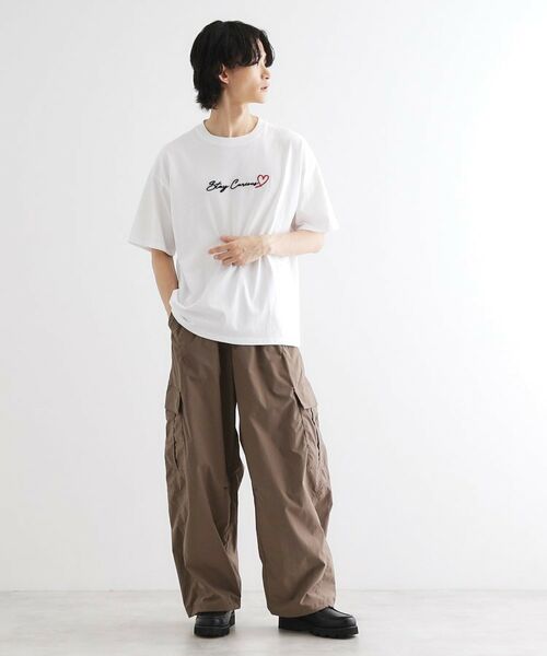 tk.TAKEO KIKUCHI / ティーケー タケオキクチ Tシャツ | ハート＆フラワーTシャツ | 詳細3