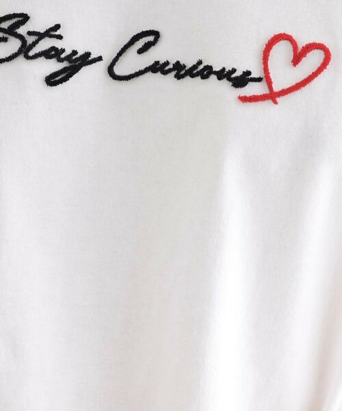 tk.TAKEO KIKUCHI / ティーケー タケオキクチ Tシャツ | ハート＆フラワーTシャツ | 詳細4