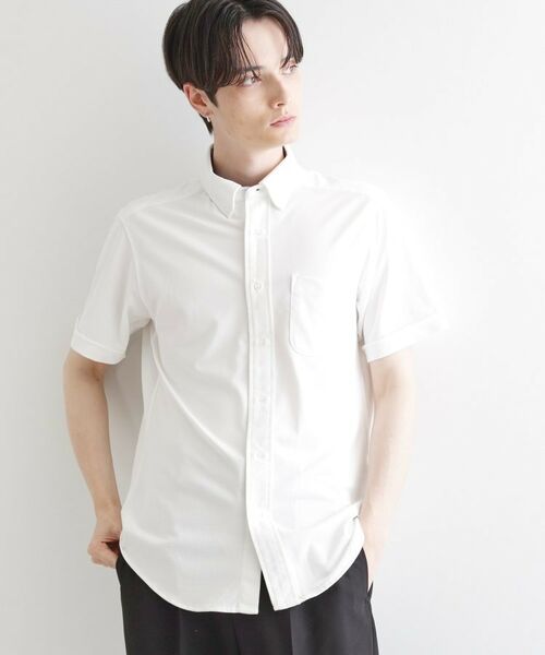 tk.TAKEO KIKUCHI / ティーケー タケオキクチ シャツ・ブラウス | バーズアイカノコポロシャツ | 詳細1