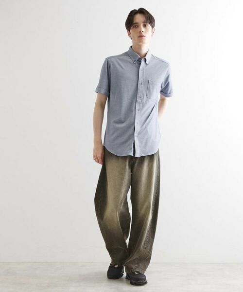 tk.TAKEO KIKUCHI / ティーケー タケオキクチ シャツ・ブラウス | バーズアイカノコポロシャツ | 詳細10