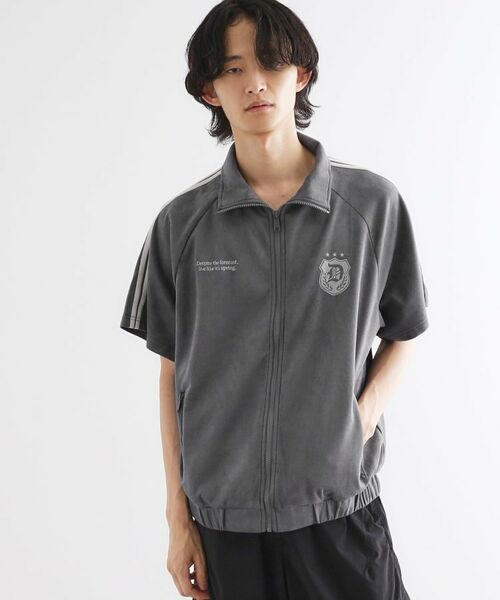 tk.TAKEO KIKUCHI / ティーケー タケオキクチ レザーブルゾン・ジャケット | スエードライクトラックジャケット | 詳細1