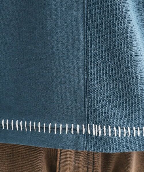 tk.TAKEO KIKUCHI / ティーケー タケオキクチ カットソー | ブラインドステッチ切替カットソー | 詳細12