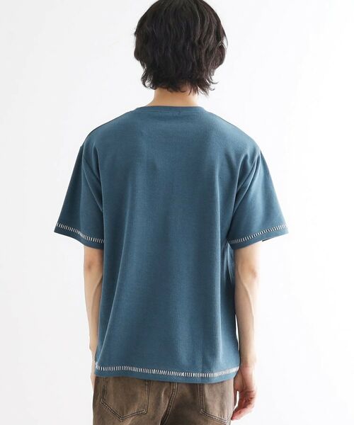 tk.TAKEO KIKUCHI / ティーケー タケオキクチ カットソー | ブラインドステッチ切替カットソー | 詳細15