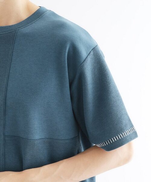 tk.TAKEO KIKUCHI / ティーケー タケオキクチ カットソー | ブラインドステッチ切替カットソー | 詳細17