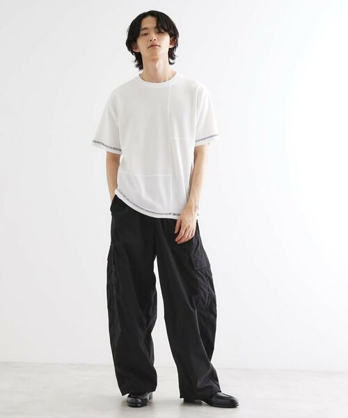 tk.TAKEO KIKUCHI / ティーケー タケオキクチ カットソー | ブラインドステッチ切替カットソー | 詳細3