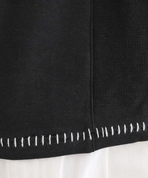 tk.TAKEO KIKUCHI / ティーケー タケオキクチ カットソー | ブラインドステッチ切替カットソー | 詳細8