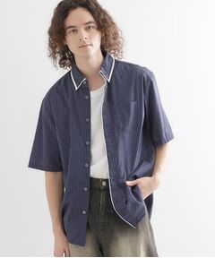 tk.TAKEO KIKUCHI / ティーケー タケオキクチ シャツ・ブラウス | 2枚衿ドット柄シャツ