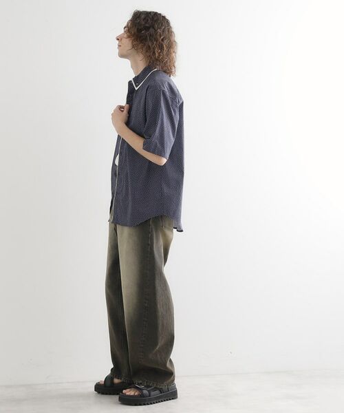 tk.TAKEO KIKUCHI / ティーケー タケオキクチ シャツ・ブラウス | 2枚衿ドット柄シャツ | 詳細10