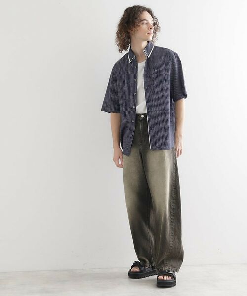 tk.TAKEO KIKUCHI / ティーケー タケオキクチ シャツ・ブラウス | 2枚衿ドット柄シャツ | 詳細11