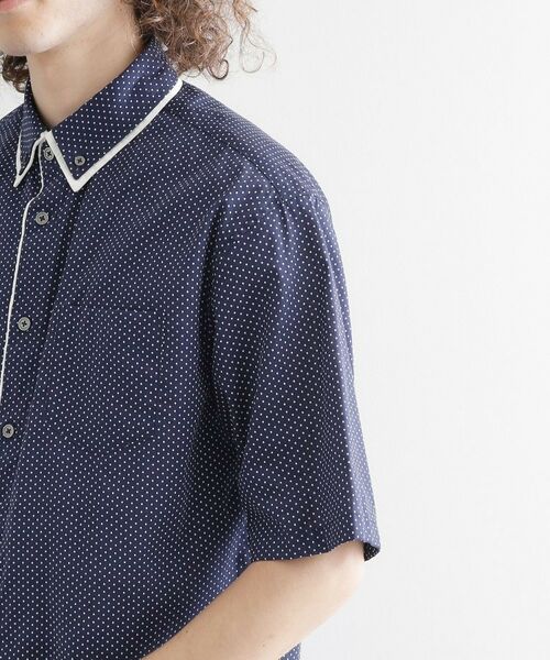 tk.TAKEO KIKUCHI / ティーケー タケオキクチ シャツ・ブラウス | 2枚衿ドット柄シャツ | 詳細17
