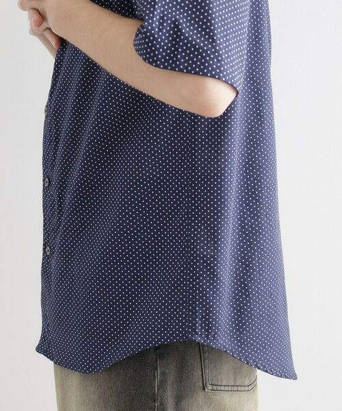 tk.TAKEO KIKUCHI / ティーケー タケオキクチ シャツ・ブラウス | 2枚衿ドット柄シャツ | 詳細19
