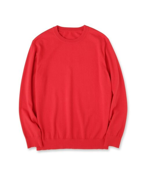 tk.TAKEO KIKUCHI / ティーケー タケオキクチ ニット・セーター | ハイゲージコンパクトニットクルー | 詳細1