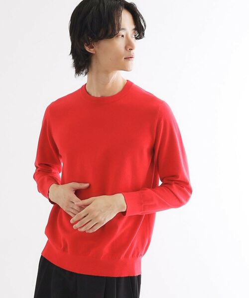 tk.TAKEO KIKUCHI / ティーケー タケオキクチ ニット・セーター | ハイゲージコンパクトニットクルー | 詳細17