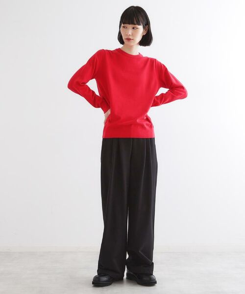 tk.TAKEO KIKUCHI / ティーケー タケオキクチ ニット・セーター | ハイゲージコンパクトニットクルー | 詳細21