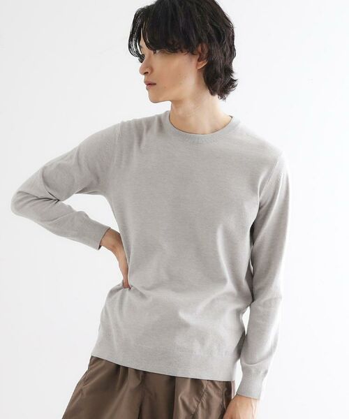 tk.TAKEO KIKUCHI / ティーケー タケオキクチ ニット・セーター | ハイゲージコンパクトニットクルー | 詳細3