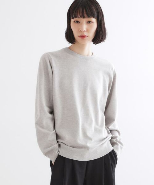 tk.TAKEO KIKUCHI / ティーケー タケオキクチ ニット・セーター | ハイゲージコンパクトニットクルー | 詳細6