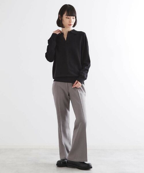 tk.TAKEO KIKUCHI / ティーケー タケオキクチ ニット・セーター | ハイゲージスキッパーコンパクトポロニット | 詳細10