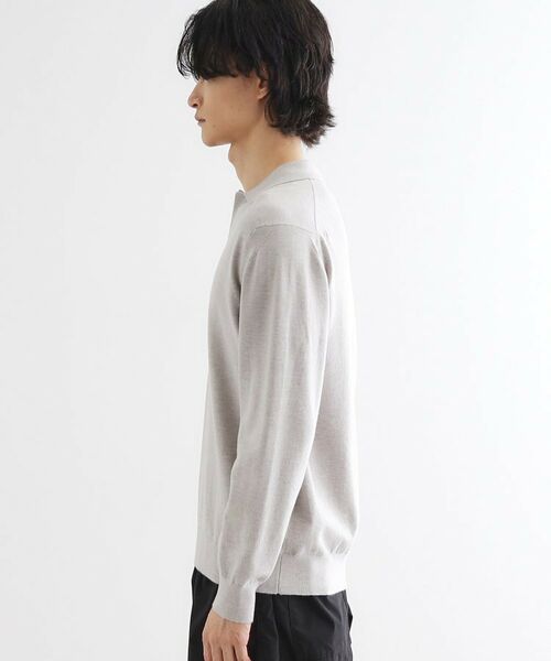 tk.TAKEO KIKUCHI / ティーケー タケオキクチ ニット・セーター | ハイゲージスキッパーコンパクトポロニット | 詳細19