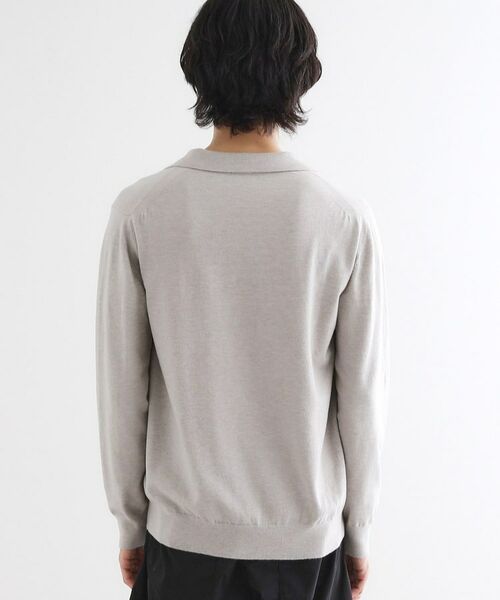 tk.TAKEO KIKUCHI / ティーケー タケオキクチ ニット・セーター | ハイゲージスキッパーコンパクトポロニット | 詳細20