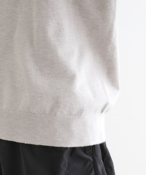 tk.TAKEO KIKUCHI / ティーケー タケオキクチ ニット・セーター | ハイゲージスキッパーコンパクトポロニット | 詳細25