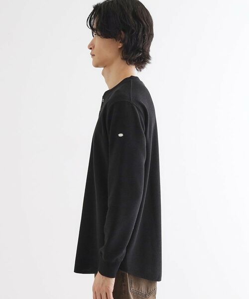 tk.TAKEO KIKUCHI / ティーケー タケオキクチ カットソー | ワッフル＆スムースプレートヘンリーカットソー | 詳細11