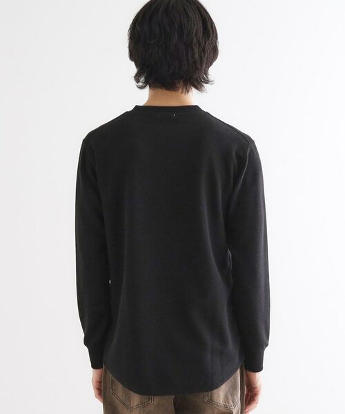 tk.TAKEO KIKUCHI / ティーケー タケオキクチ カットソー | ワッフル＆スムースプレートヘンリーカットソー | 詳細12