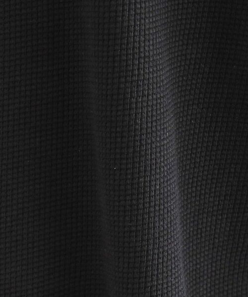 tk.TAKEO KIKUCHI / ティーケー タケオキクチ カットソー | ワッフル＆スムースプレートヘンリーカットソー | 詳細9