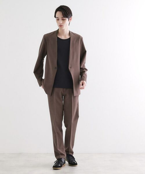 tk.TAKEO KIKUCHI / ティーケー タケオキクチ ノーカラージャケット | 【セットアップ対応】360度ストレッチノーカラージャケット | 詳細12