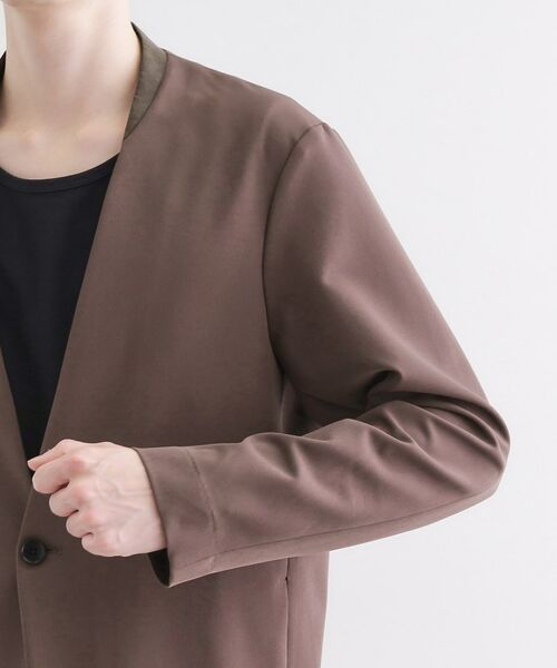 tk.TAKEO KIKUCHI / ティーケー タケオキクチ ノーカラージャケット | 【セットアップ対応】360度ストレッチノーカラージャケット | 詳細18