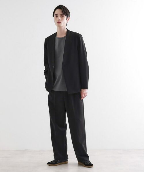 tk.TAKEO KIKUCHI / ティーケー タケオキクチ ノーカラージャケット | 【セットアップ対応】360度ストレッチノーカラージャケット | 詳細4