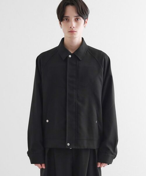 tk.TAKEO KIKUCHI / ティーケー タケオキクチ レザーブルゾン・ジャケット | カーブシームフライトブルゾン | 詳細10