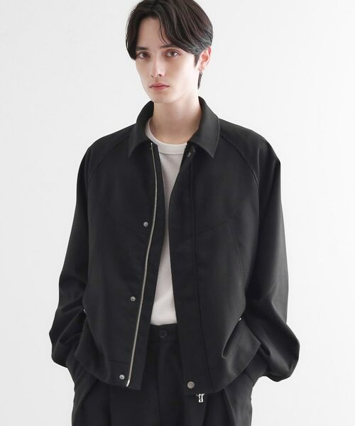 tk.TAKEO KIKUCHI / ティーケー タケオキクチ レザーブルゾン・ジャケット | カーブシームフライトブルゾン | 詳細6