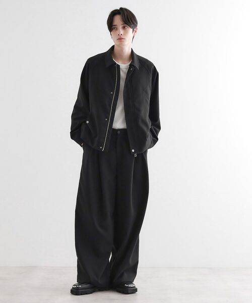 tk.TAKEO KIKUCHI / ティーケー タケオキクチ レザーブルゾン・ジャケット | カーブシームフライトブルゾン | 詳細8