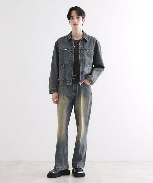セール】 デニムブルゾン （Gジャン・デニムジャケット）｜tk.TAKEO