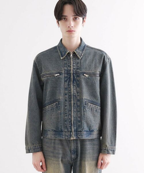 デニムジャケット old タケオキクチ denim jacket Gジャン セール】 【Sサイズ～】525DENIM 2重織カバーオール （Gジャン