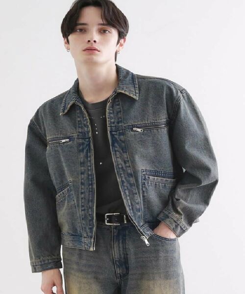 tk.TAKEO KIKUCHI / ティーケー タケオキクチ Gジャン・デニムジャケット | デニムブルゾン | 詳細25