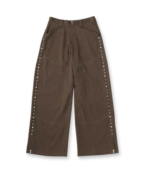 tk.TAKEO KIKUCHI / ティーケー タケオキクチ パンツ | スタッズスラックス | 詳細1