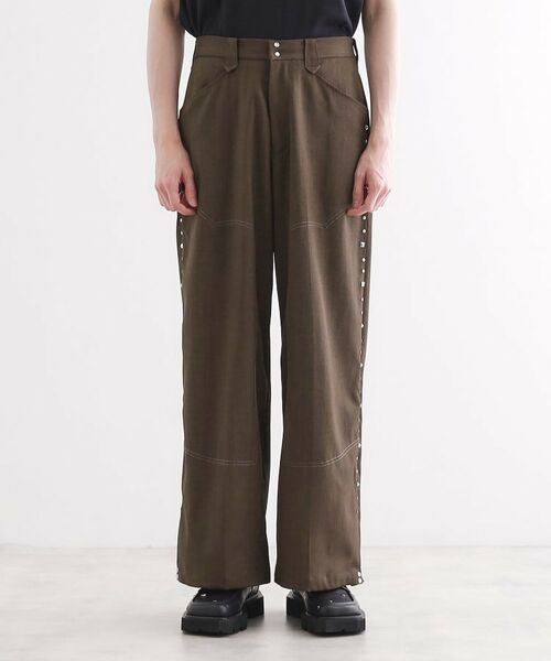 tk.TAKEO KIKUCHI / ティーケー タケオキクチ パンツ | スタッズスラックス | 詳細15