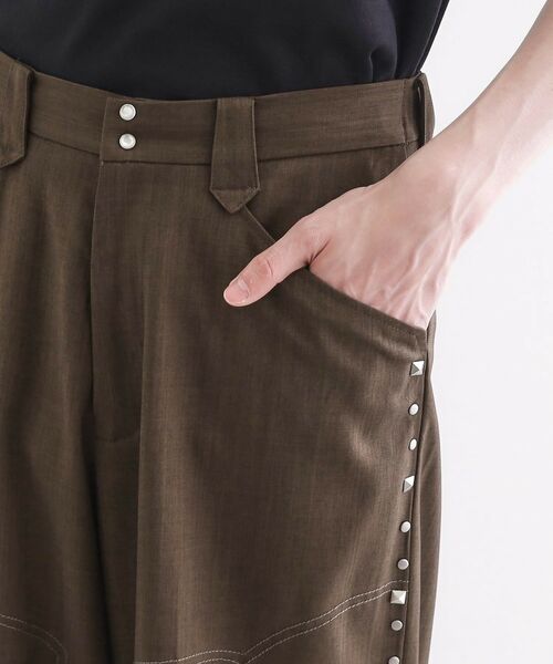 tk.TAKEO KIKUCHI / ティーケー タケオキクチ パンツ | スタッズスラックス | 詳細20