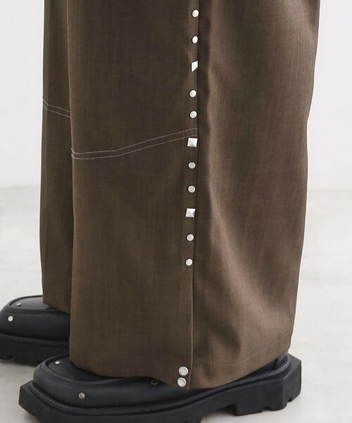 tk.TAKEO KIKUCHI / ティーケー タケオキクチ パンツ | スタッズスラックス | 詳細22