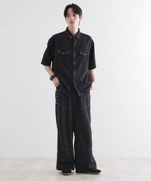 tk.TAKEO KIKUCHI / ティーケー タケオキクチ パンツ | スタッズスラックス | 詳細3