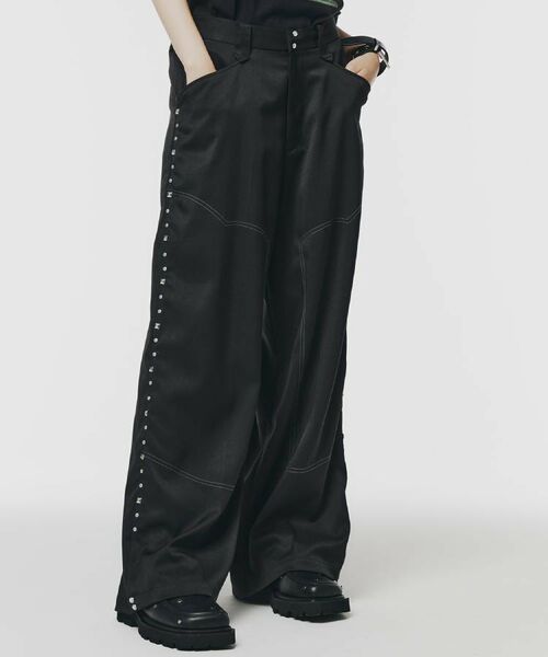 tk.TAKEO KIKUCHI / ティーケー タケオキクチ パンツ | スタッズスラックス | 詳細7