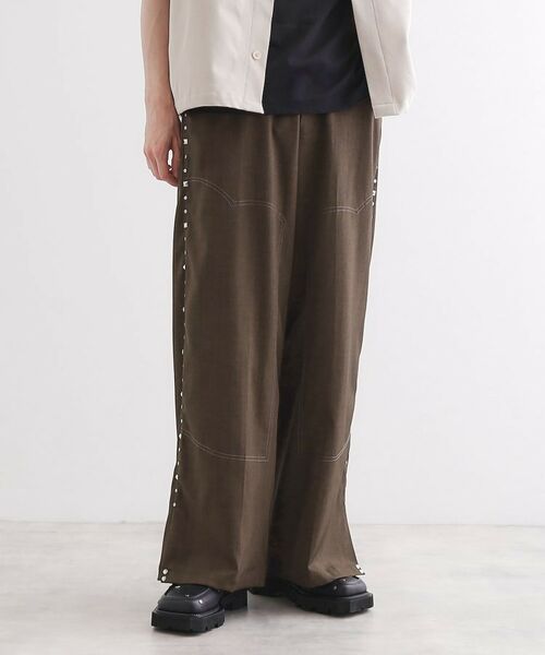 tk.TAKEO KIKUCHI / ティーケー タケオキクチ パンツ | スタッズスラックス | 詳細9