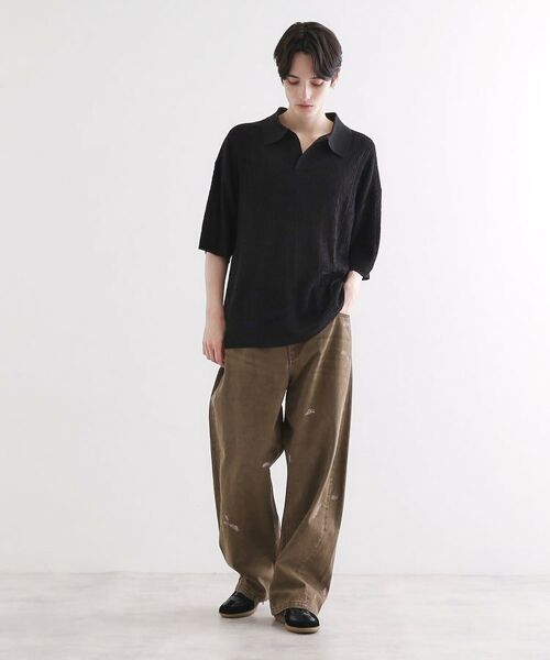 tk.TAKEO KIKUCHI / ティーケー タケオキクチ パンツ | バレルシルエットパンツ（デニム＆カラーパンツ） | 詳細16